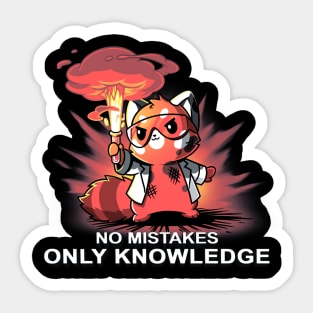 No Mistakes, Only Knowledge Sticker